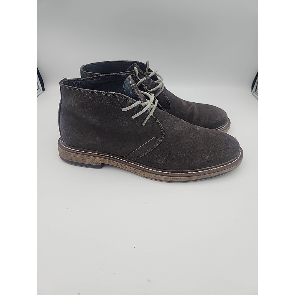 Joseph Abboud Men's Winston Lace Up Loafers Boots Navy Suede Shoes Size 9 - Picture 2 of 6